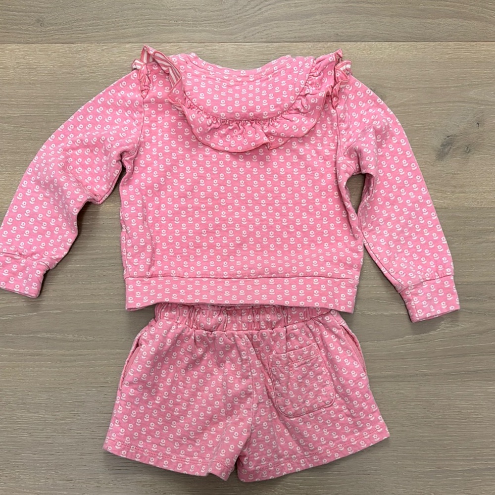 Pink Ruffled Toddler Outfit - Picture 4 of 4